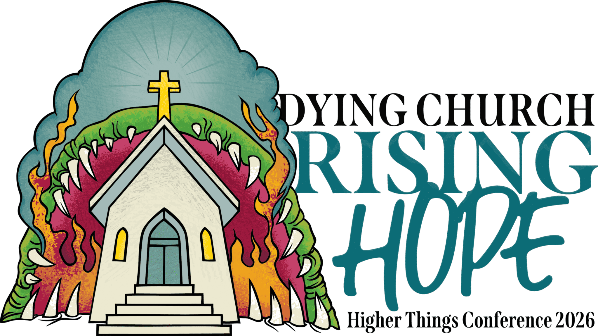Dying Church Rising Hope logo.